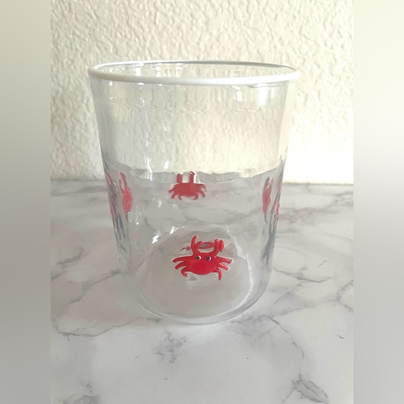Anthropologie Icon Red Crab Glass 🦀 Pre-owned, used condition - Picture 3 of 6